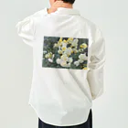 bitpiyoの黄色い薔薇の花 Work Shirt