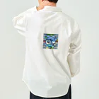 takuの穏やかな宝物の波の踊り手 Work Shirt