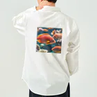 DapperMixの珊瑚の楽園、美魚群グッズ Work Shirt