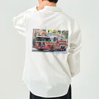 ビッグスマイルライフのかっこいいはしご車 Work Shirt