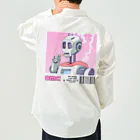 おもちショップの一服ロボットさん Work Shirt