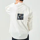 shop_cosmoの星屑のライオン Work Shirt