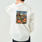 waffle2000のハロウィン風景 Work Shirt