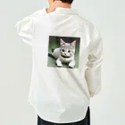 フリーダムの座る猫 Work Shirt