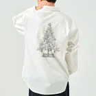 -ruku-のクリスマスツリー ワークシャツ