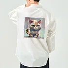 burusukaruの猫のタイガーくん Work Shirt