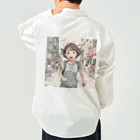 底辺の底辺好きな事を気ままに…。の走る元気な女の子 Work Shirt