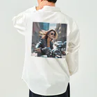 Enigma_WhispererのBike Woman2 Work Shirt