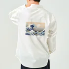 浮世絵屋の北斎「富嶽三十六景①　神奈川沖浪裏」葛飾北斎の浮世絵 Work Shirt