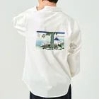 浮世絵屋の北斎「富嶽三十六景⑰　甲州三嶌越」葛飾北斎の浮世絵 Work Shirt