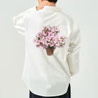 kumakumapcの折り紙桜（文字なし） Work Shirt