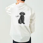 Labradorの黒Lab.グッズ ワークシャツ