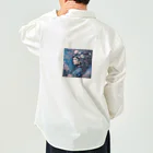 ZZRR12の「夜桜の幻想：桜の精霊」 - "Night Sakura Fantasia: Spirit of the Cherry Blossom" Work Shirt