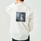 ZZRR12の「境界を見つめる猫の眼差し」 Work Shirt