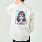 TACHYONJAPANのThe sky's the limit.シリーズ 希望に満ち溢れた少女 Work Shirt