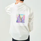 ウィリーの雑貨屋さんのEnchanting Metropolis of the Future Work Shirt