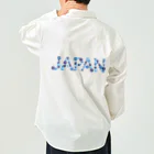 junichi-goodsのバルーン文字「JAPAN」（青色系） Work Shirt