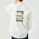 浮世絵屋の広重「冨二三十六景⑯　武蔵本牧のはな」歌川広重の浮世絵 Work Shirt