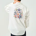 ファンシーTシャツ屋のパステルカラーの花束 Work Shirt