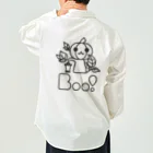 Boo!のBoo!(ジャックオーランタン) Work Shirt