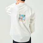 walkerplusのビーチボールをするうさぎ Work Shirt