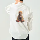 Chi3のアジアの女神の祈り ワークシャツ