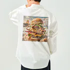 ken16のバーガーちゃん Work Shirt