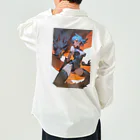 yuru☆yuruのドラゴンの守り神 ワークシャツ