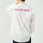 GreenCrystalのHeal the world Work Shirt