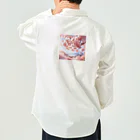 終わらない夢🌈の美しい桜🌸 ワークシャツ