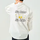 monkeyGのNO Beer　NO Life Work Shirt