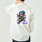 rsrsrsrsrの“Digital Ninja” ロゴ付き Work Shirt