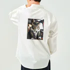 ZZRR12の海賊の支配者猫：海の覇者 Work Shirt