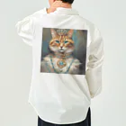 esmeralda64のパライバトルマリンの瞳の猫 Work Shirt