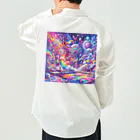 トトベス(T∴B∴M∴)🕊️の神聖リリスちゃん神殿 🌈💞29.サイケデリック宇宙バスターミナル Work Shirt