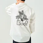 Boo!のBoo!(からかさおばけ) ワークシャツ