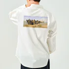 世界美術商店のヴォルガの船曳き / Barge Haulers on the Volga Work Shirt