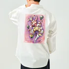 あーとイラスト工房のピンクのピエロ Work Shirt