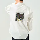 silomalo-の渋い猫 ワークシャツ