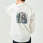 SaltyCookie Design Worksの猫パーカーの女の子(11) Work Shirt