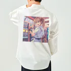 アニメ好きの野生味溢れる店J JK専門店の電気系ポーニーテールJK　 Work Shirt