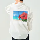 kaiminsapoのハイビスカス　リゾート　🌺　🏝️ Work Shirt