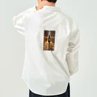 aoicanonのJourney Through the Lanterns Work Shirt