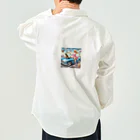 パパネコのドライブにゃんこチャン Work Shirt