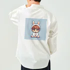 ユサユサしてるキャラクターショップのユサユサしながらそんなめでこっちをみつめないで Work Shirt