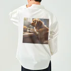 ponazuの帰りを待つ犬 Work Shirt