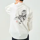 chicodeza by suzuriの墨絵の侍 Work Shirt