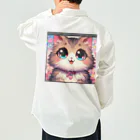 yos-1292583のねこニコばん Work Shirt