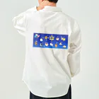 もふもふ堂の十二（十三）星座の夢溢れる猫デザイン Work Shirt