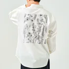 Chi3のモノクロームの植物図鑑 Work Shirt